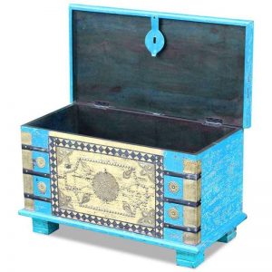 Decoración baúl pirata estillo cofre del tesoro