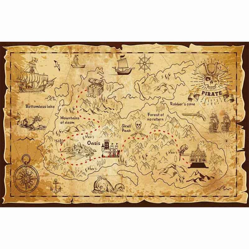 Mapa del Tesoro Pirata Mapa del Tesoro Pirata