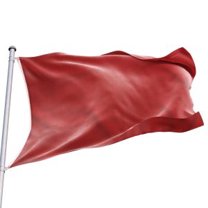 bandera de corsario roja