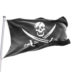 bandera pirata perla negra