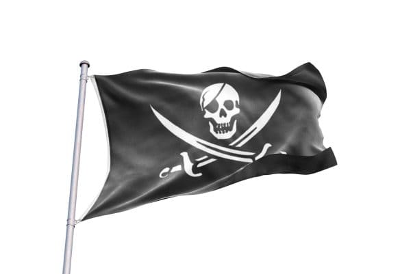 bandera pirata perla negra
