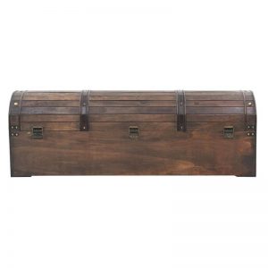 cofre pirata de madera antiguo