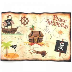 mapa del tesoro para niños