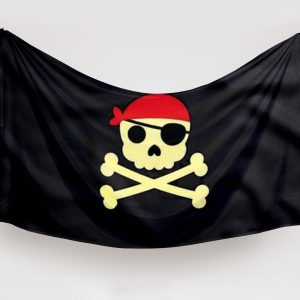 Bandera Pirata Capitán Jack para Niños