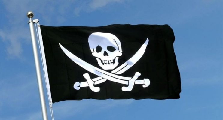 Bandera Pirata Negra de Jack Rackham