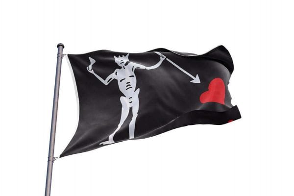 Bandera Pirata de Barbanegra