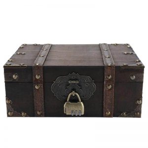 Caja Cofre del Tesoro Isla Pirata