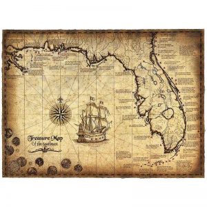 Carta de Navegacion Piratas del Caribe