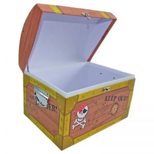 Cofre del Tesoro Niños Isla Pirata