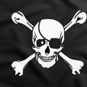 Jolly roger Negra Tuerta
