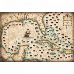 Mapa Piratas del Caribe