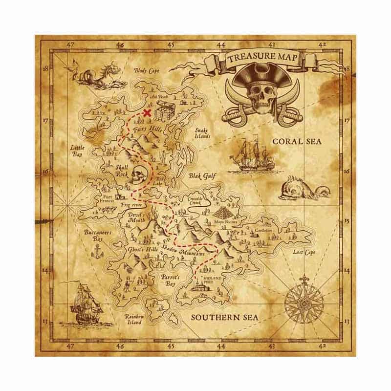 Mapa de Piratas Mapa de Piratas