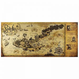 Pergamino Mapa del Tesoro Pirata