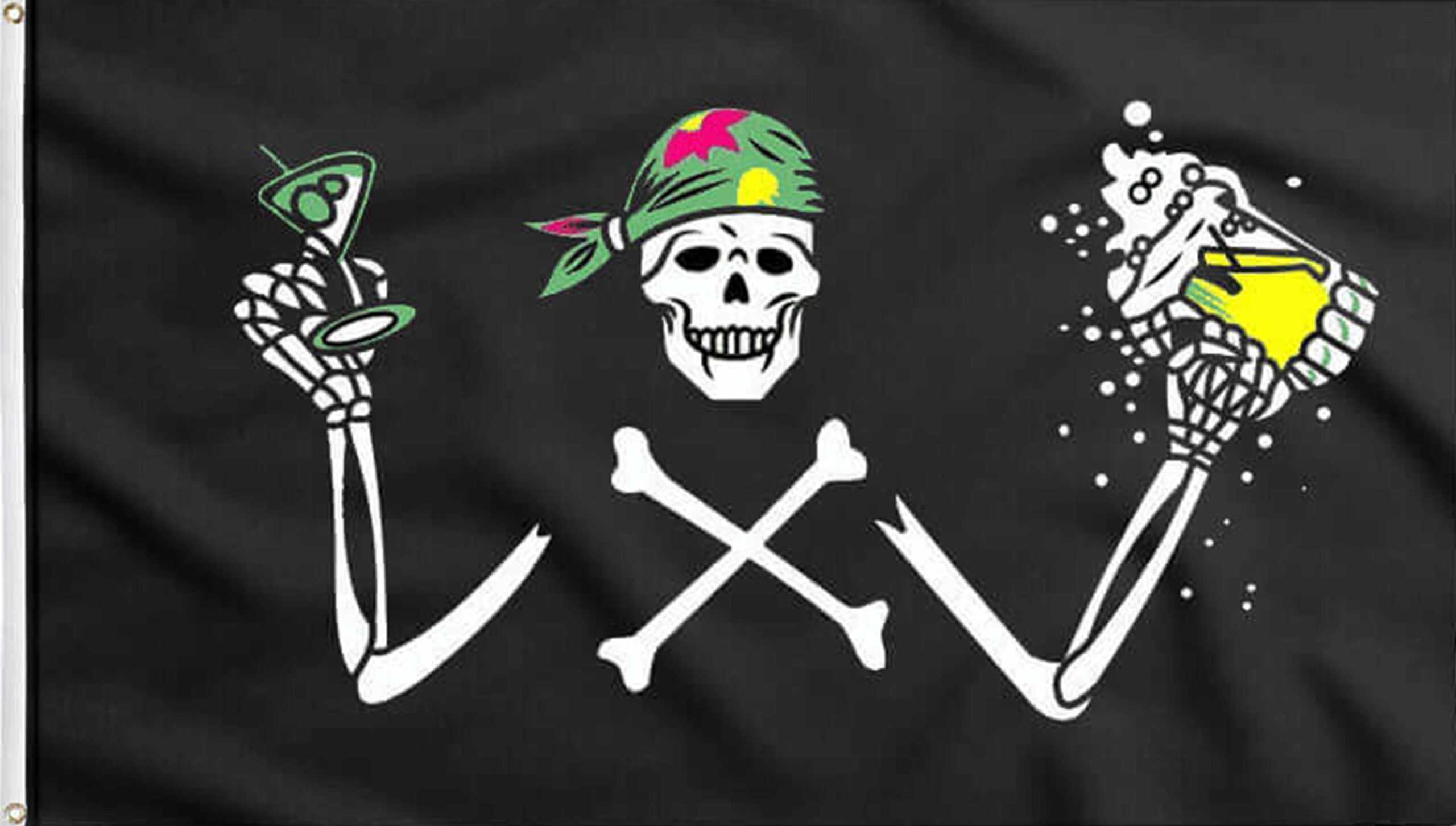 Pirata-Bandera-Divertida Pirata-Bandera-Divertida