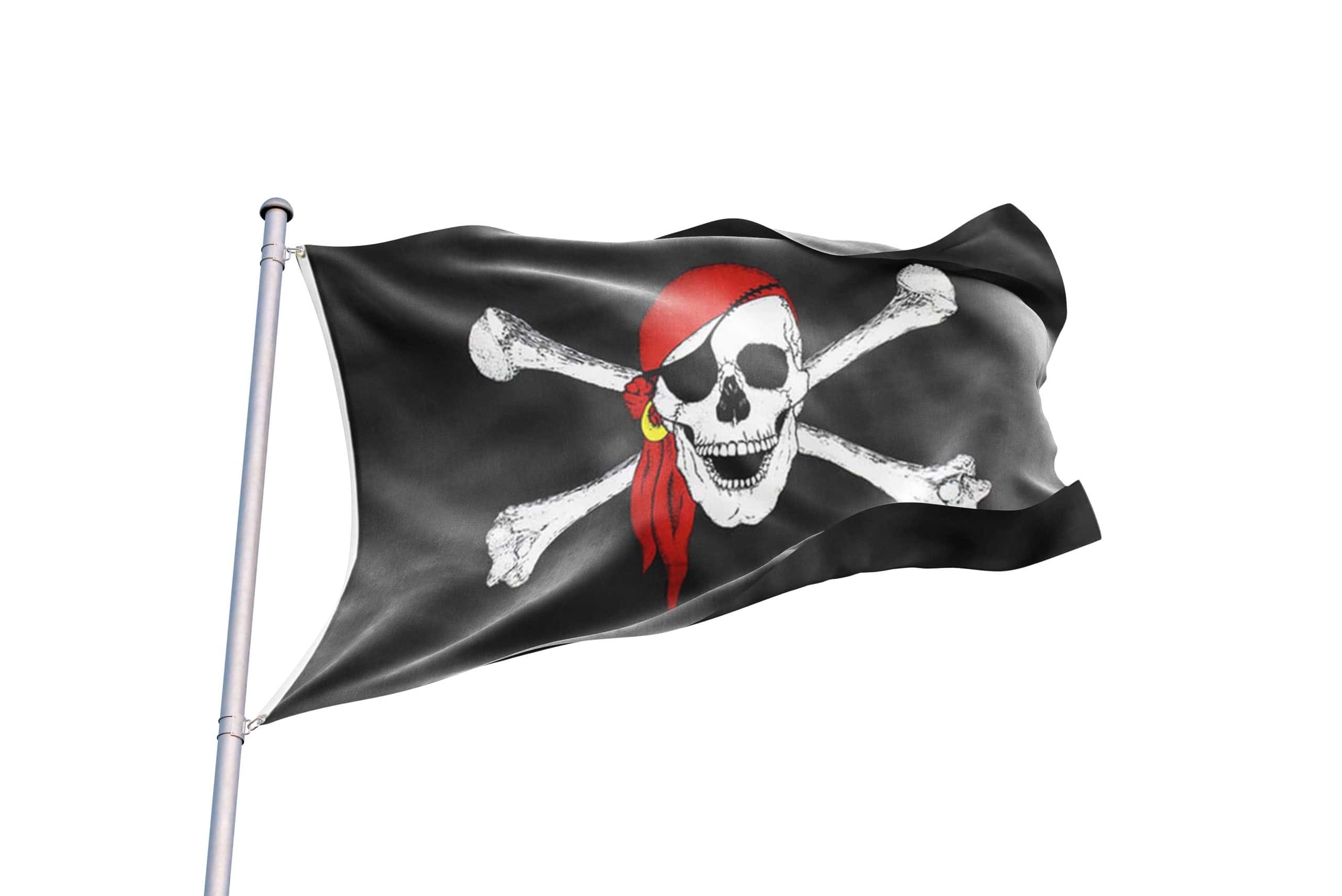 bandera pirata bandana rojo bandera pirata bandana rojo