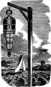 la muerte de Jack Rackham Isla Pirata