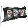 Bandera Calavera de Barco Pirata Santa Muerte