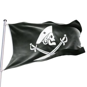 Bandera Pirata Barco Bandido