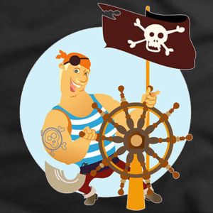 Bandera Pirata Caballero Brigada