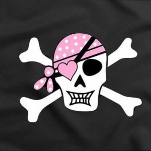 Bandera Pirata Chica Terror del Caribe