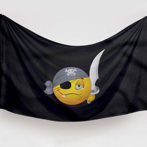 Bandera-Pirata-Emoji-Bandido-del-Caribe