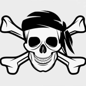 Bandera-Pirata-Jolly-Roger-Blanca