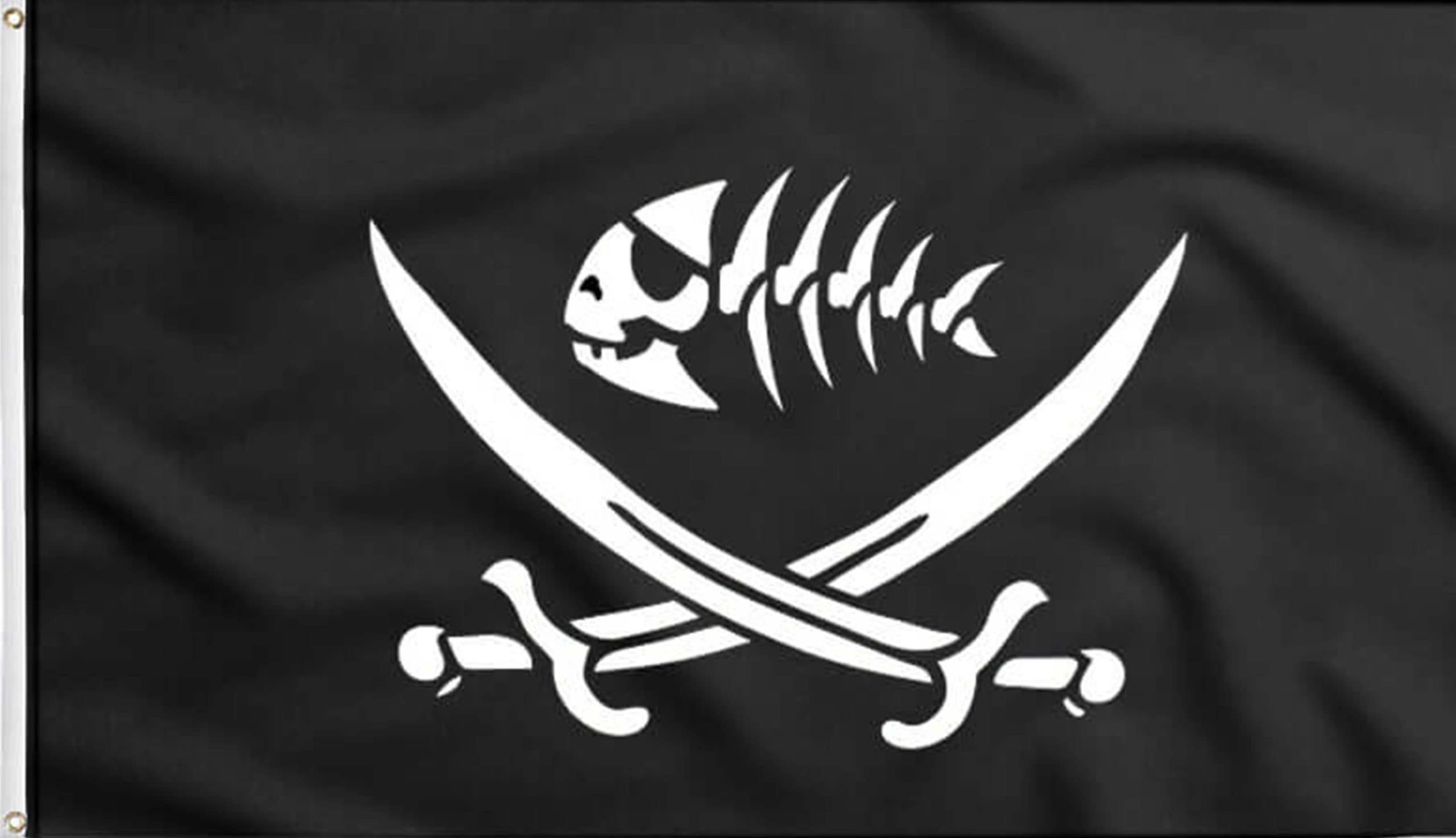 Bandera-Pirata-Pez Bandera-Pirata-Pez