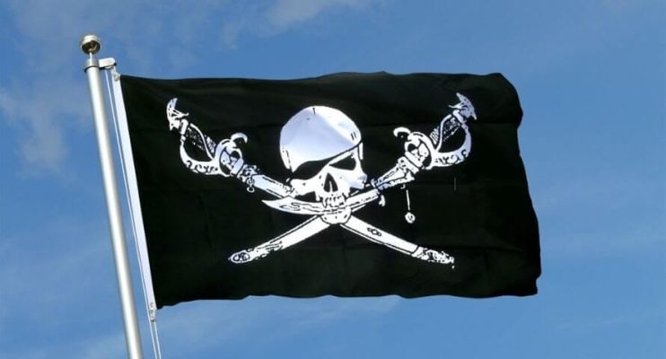 Bandera Pirata Sin Cuartel Jolly Roger pirateria