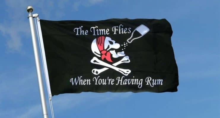 Bandera Pirata de Ron y Bebida