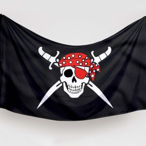 Bandera-Pirata-del-Pañuelo-Rojo-Guerrero