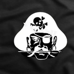 Bandera-con-el-Saqueador-Pirata-del-Caribe