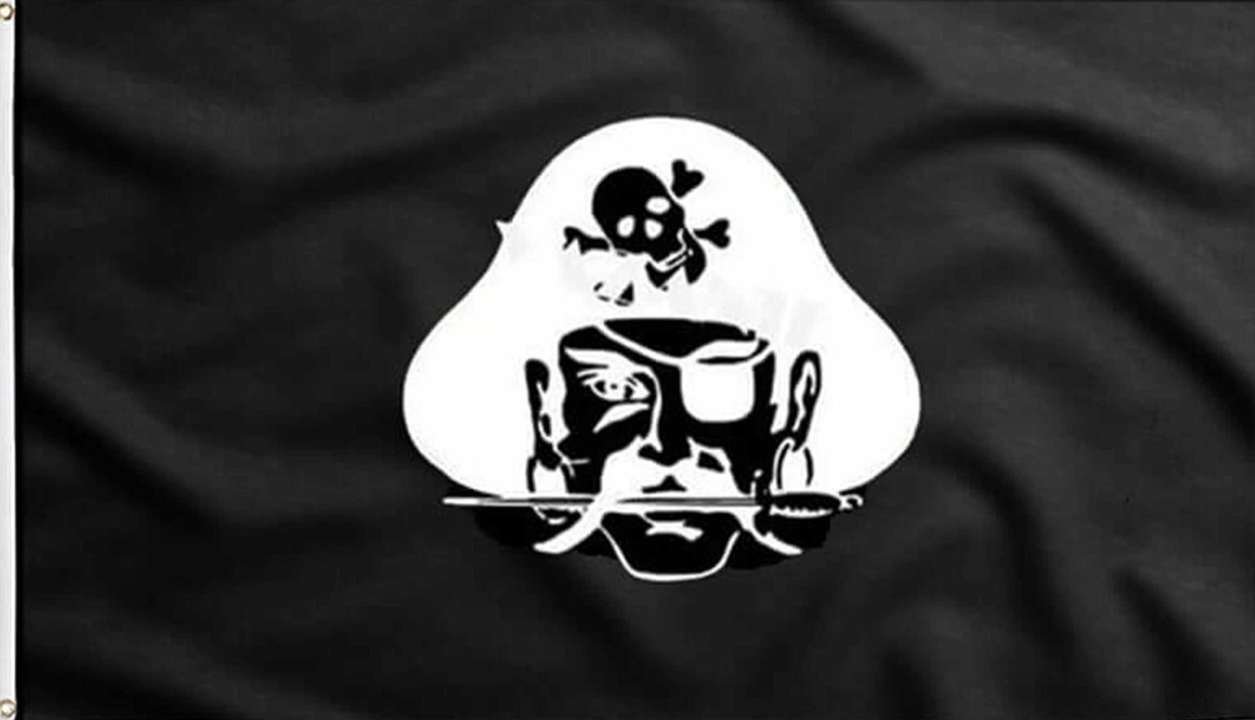 Bandera-con-el-Saqueador-Pirata-del-Caribe Bandera-con-el-Saqueador-Pirata-del-Caribe