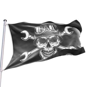 Bandera de Motocicleta Pirata