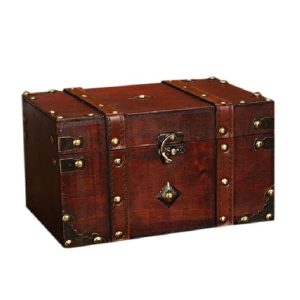 Baúl de Madera Pirata Oscura