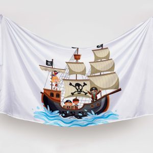 bandera del barco pirata de ninos