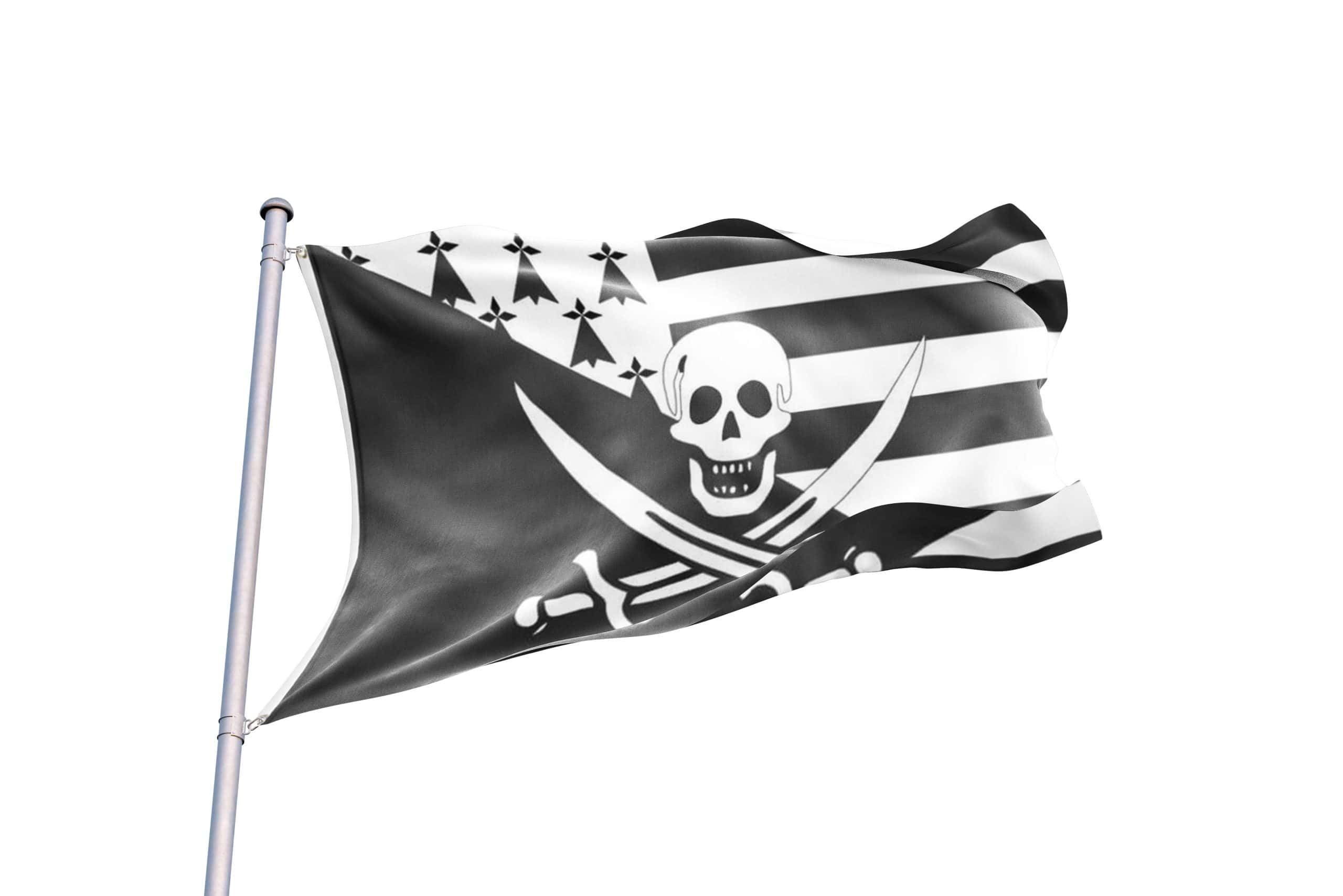 bandera pirata Bretona bandera pirata Bretona