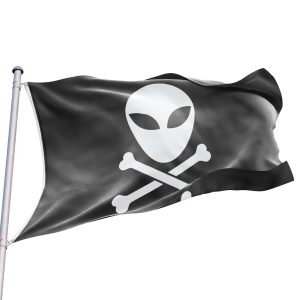 bandera pirata alien