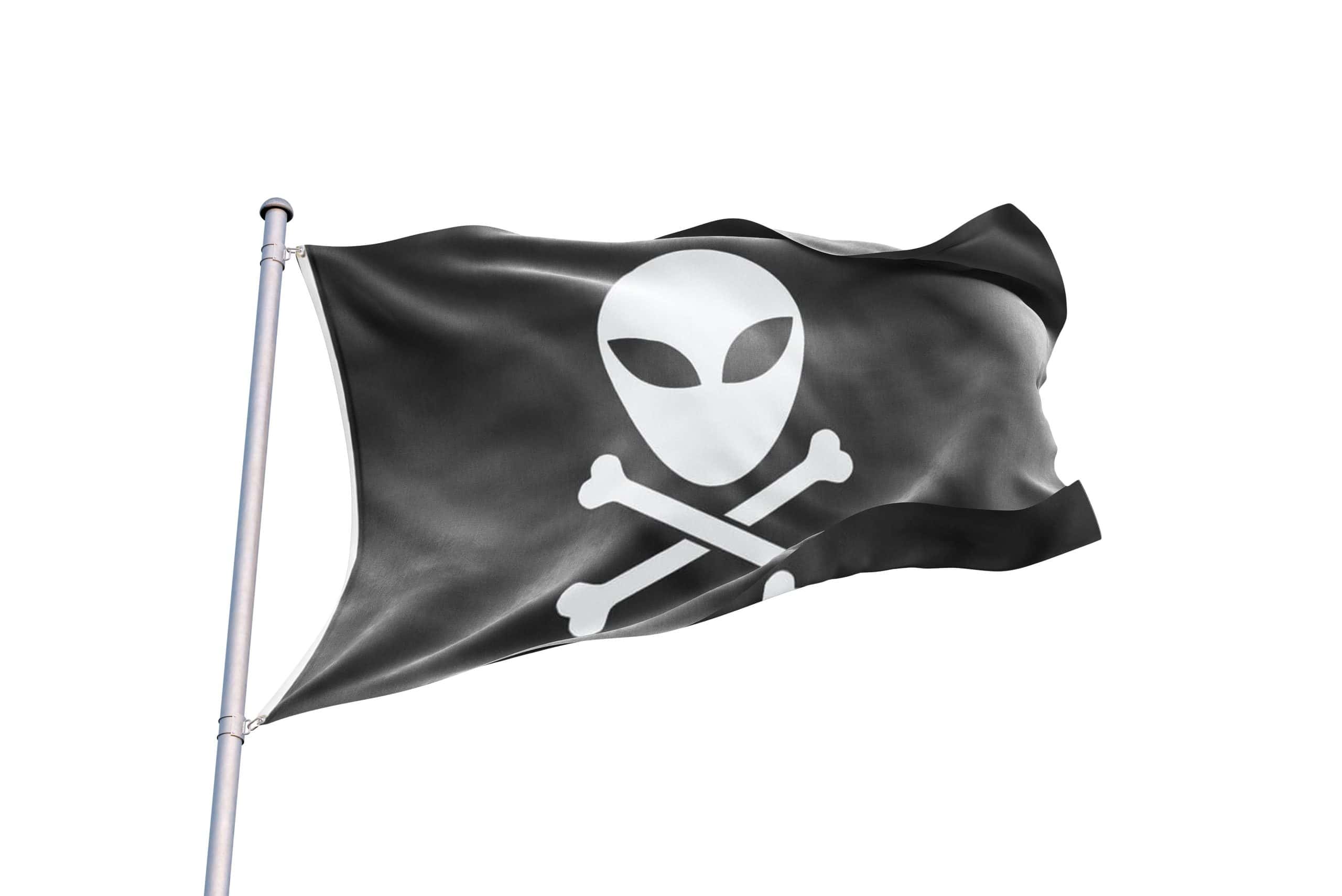 bandera pirata alien bandera pirata alien