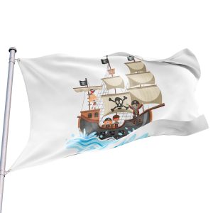bandera pirata barco de ninos
