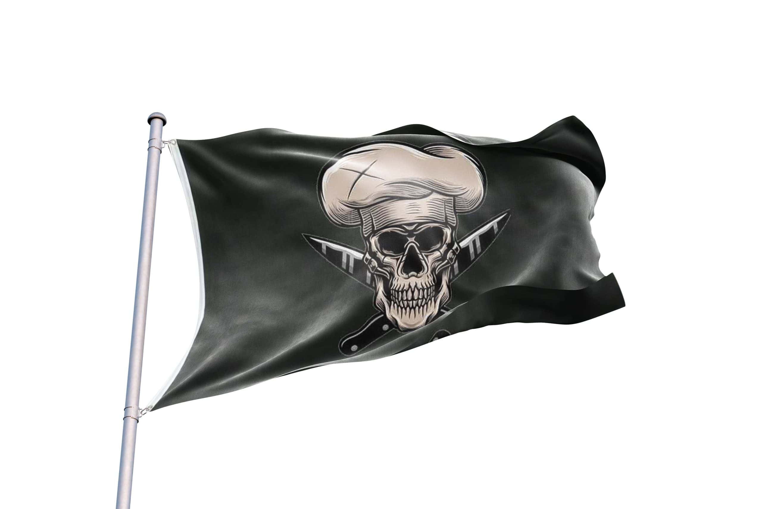 bandera pirata cocinero bandera pirata cocinero