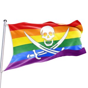 bandera pirata famosa LGBT