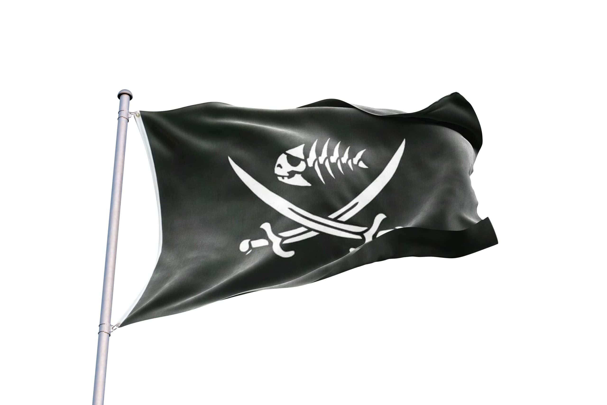 bandera pirata pescado bandera pirata pescado