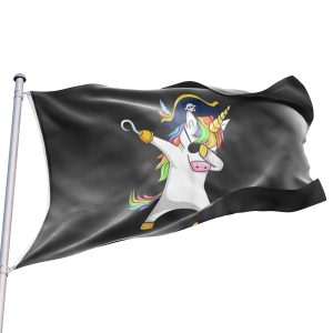 bandera pirata unicornio corsario