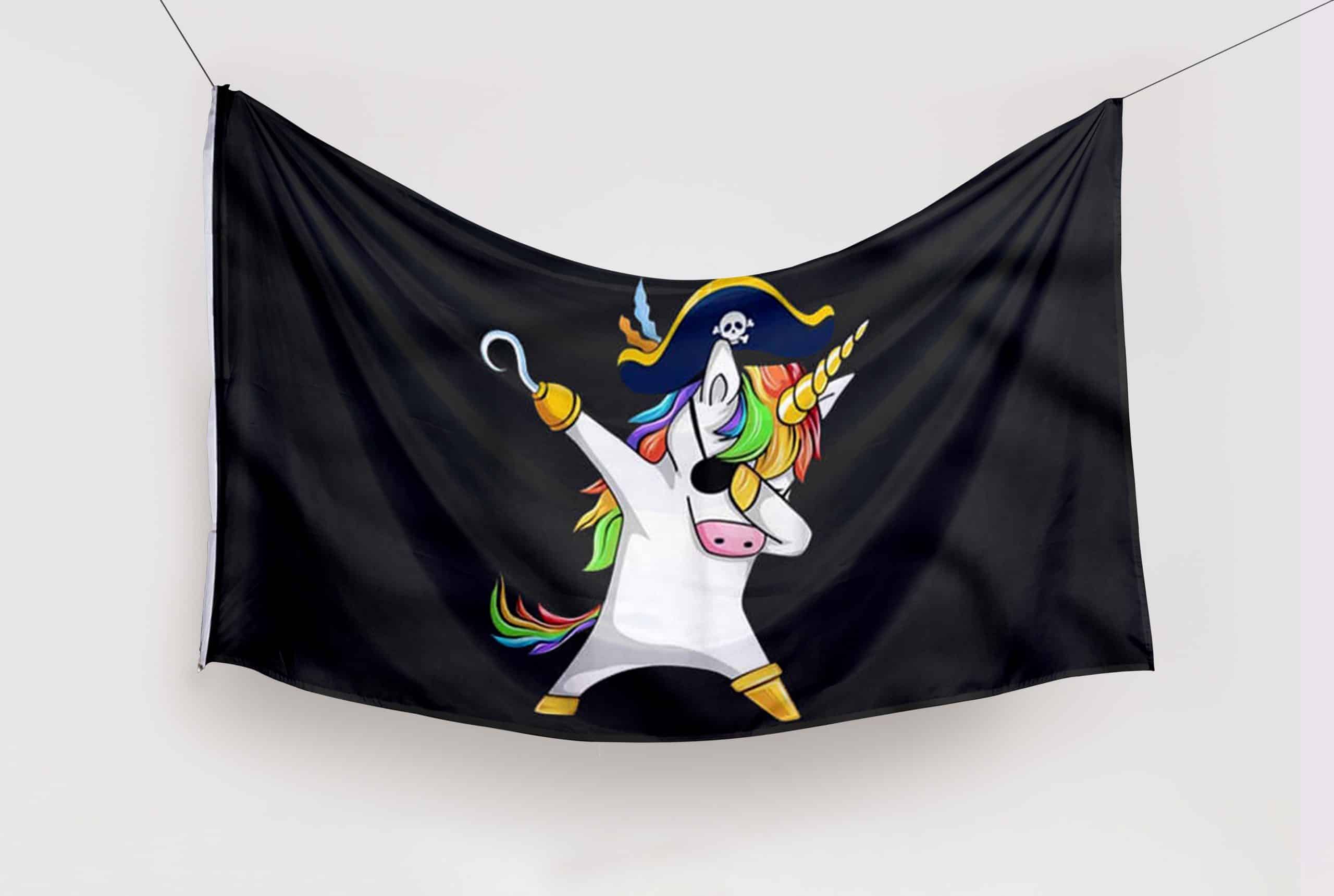 bandera pirata unicornio bandera pirata unicornio