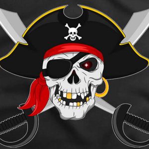 jolly roger capitan skull
