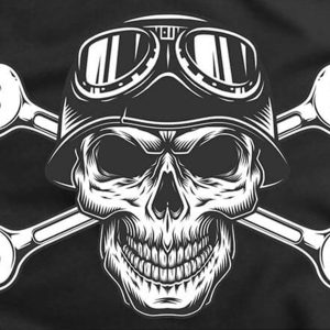 jolly roger de Motocicleta