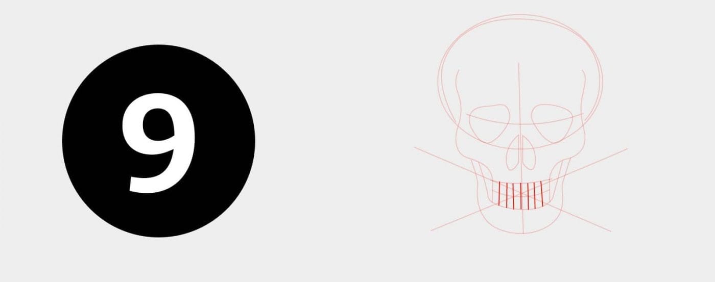 Dibujar calavera pirata