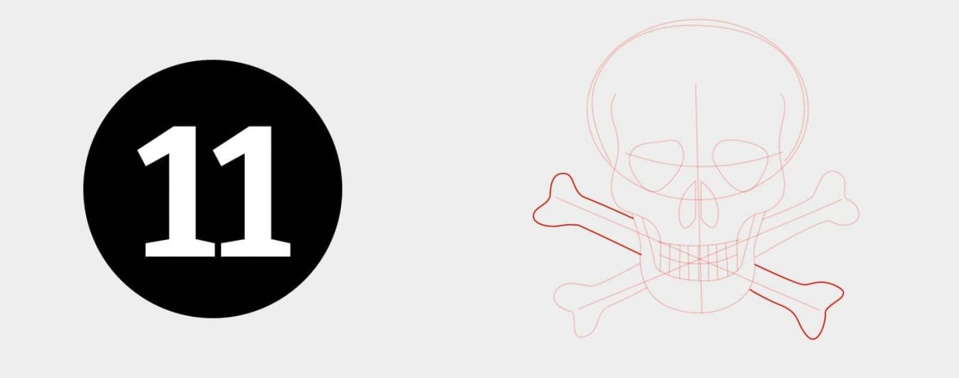 Calavera Pirata Guía Paso a Paso