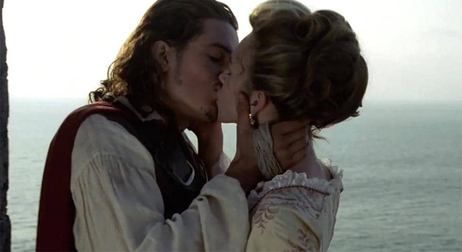 12 Will Turner Elizabeth Swann El primer beso
