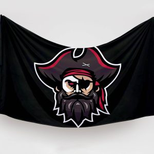 bandera pirata capitan rojo